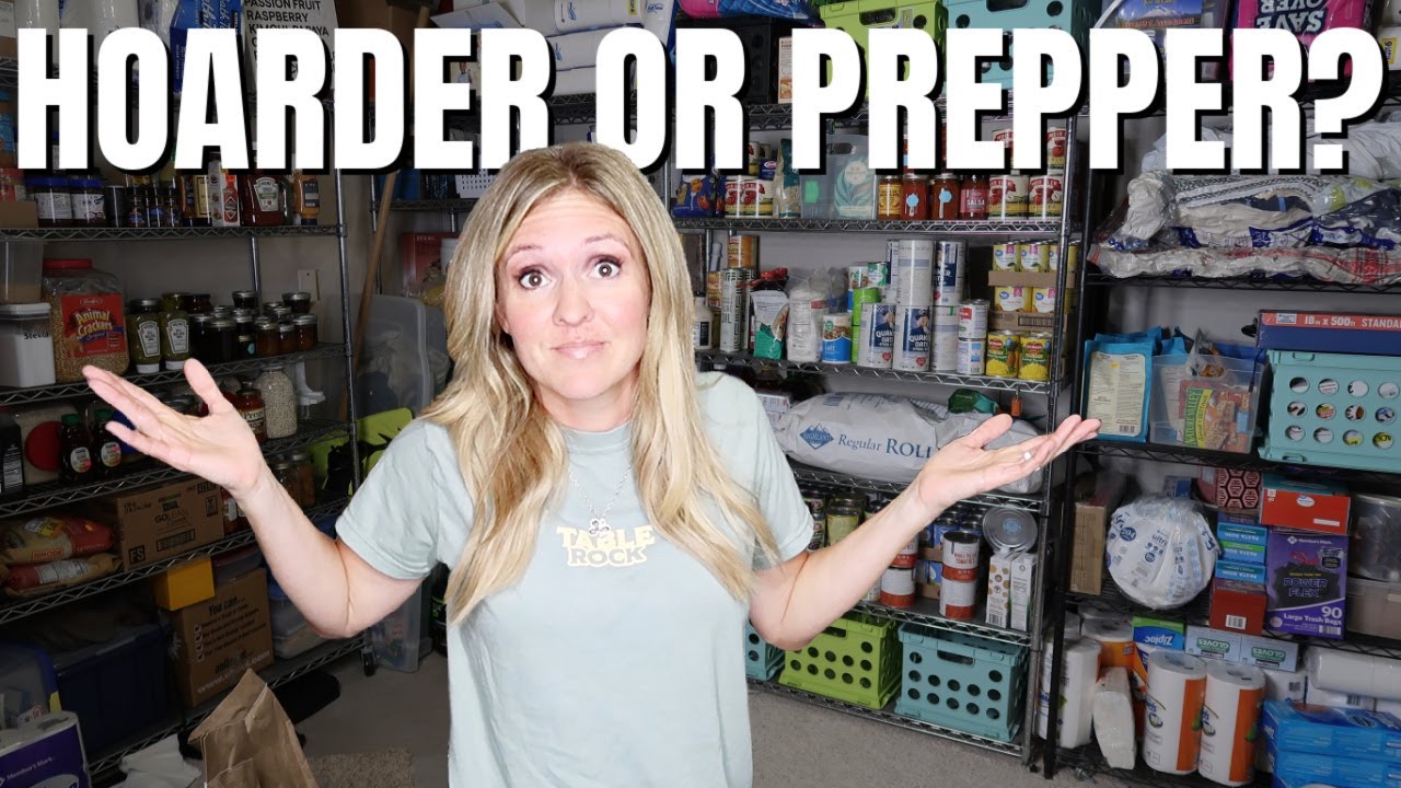 Hoarder VS Prepper | Emergency Long Term Food Storage