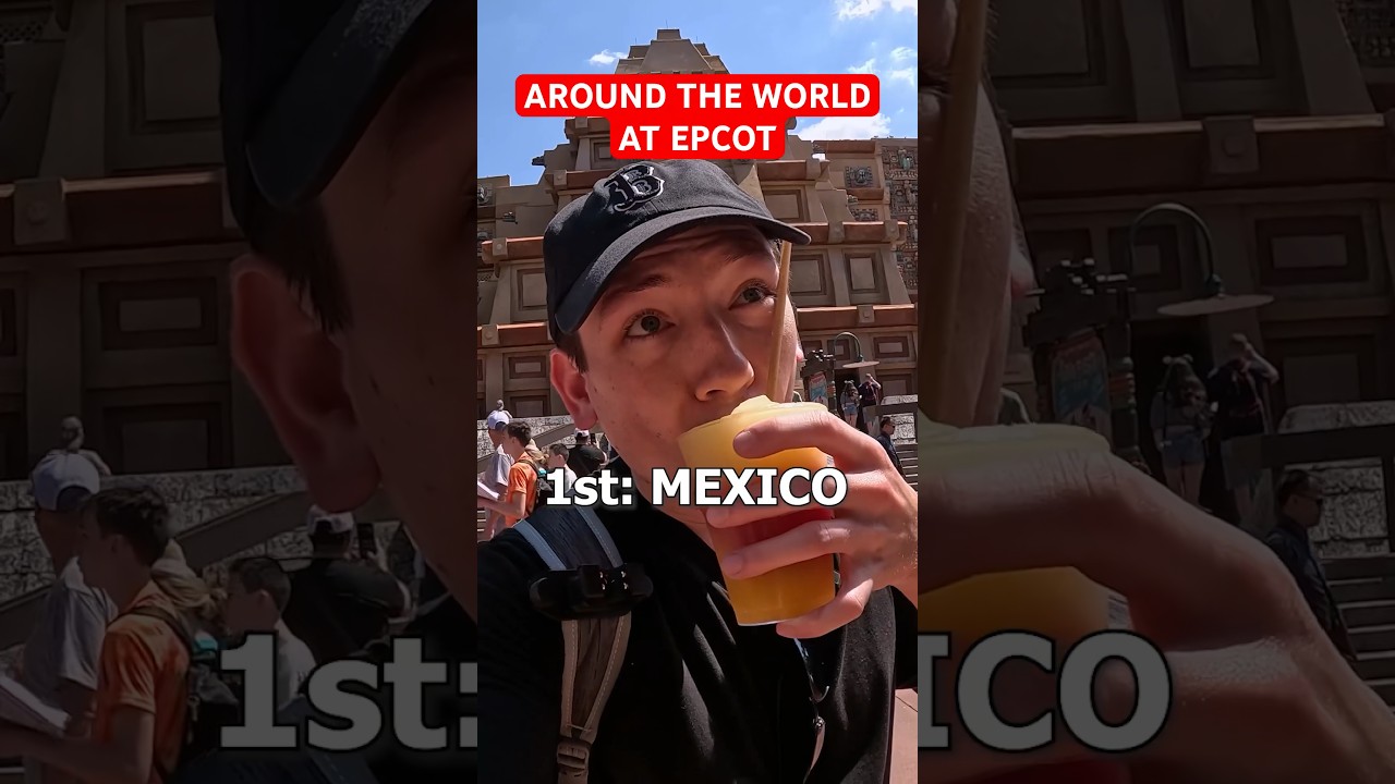 Drinking around the world at EPCOT & ranking each country&hellip;should not have done this solo lol #shorts