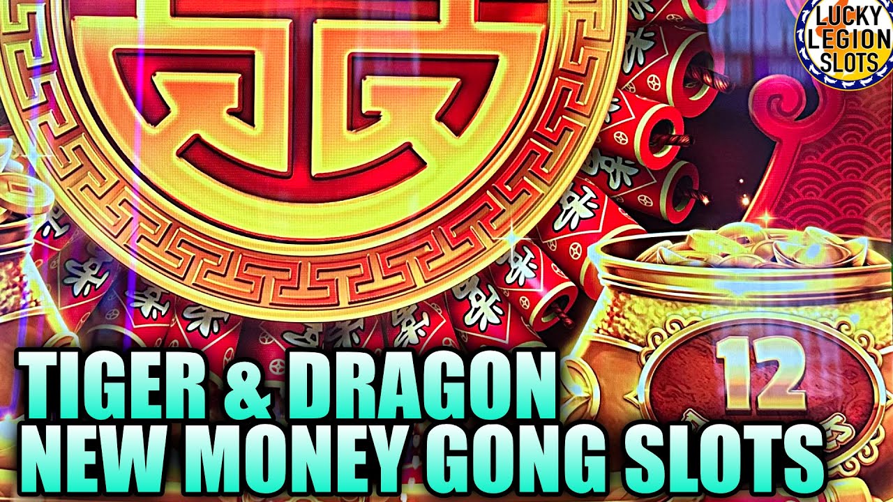 HIT THAT GONG! Tiger & Dragon Slots, New Money Gong Slot Machine by IGT