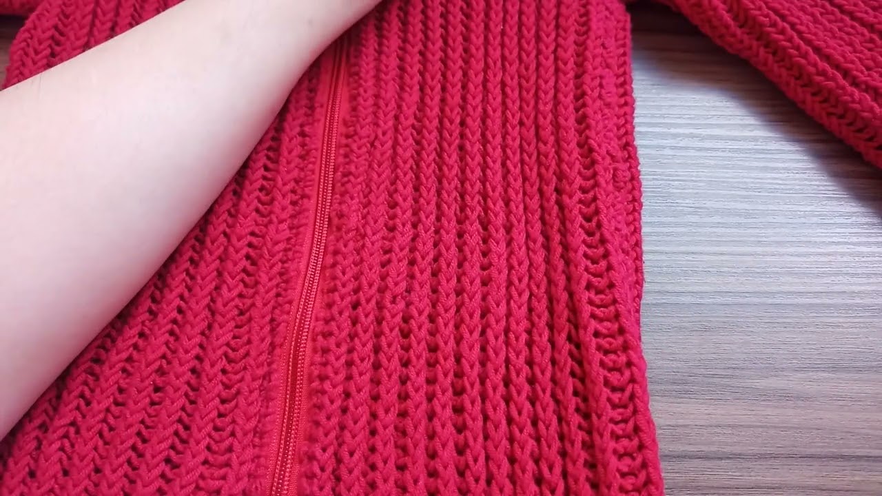 casaquinho de tricô parte 2 (falando sobre o Zipper)