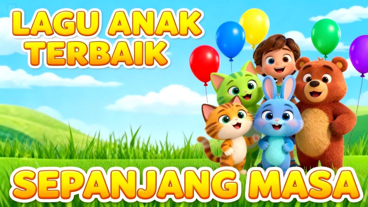 🔴【LIVE】LAGU ANAK ANAK HITZ | ANAK KUCING MEONG-MEONG - CICAK CICAK DI DINDING - BALONKU ADA LIMA