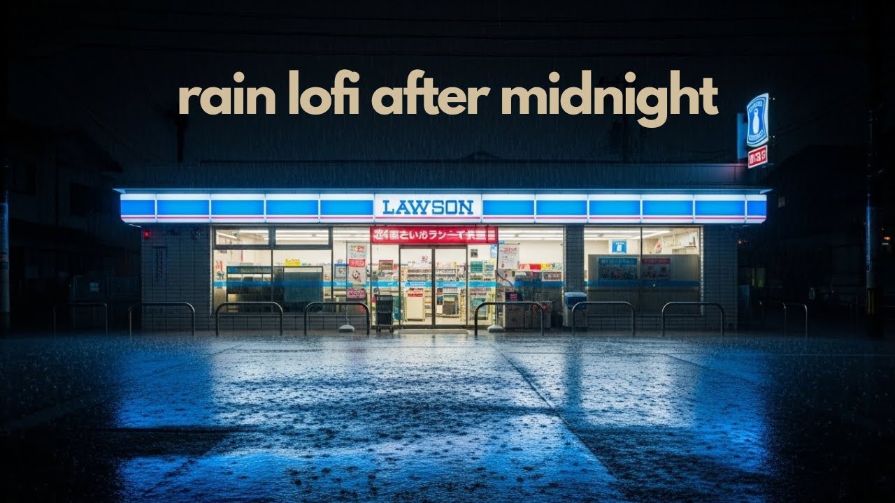 Tokyo After Midnight Rain 🌧️ Lofi to Drift Into Quiet Dreams for Deep Sleep Calm Nights in The Rain