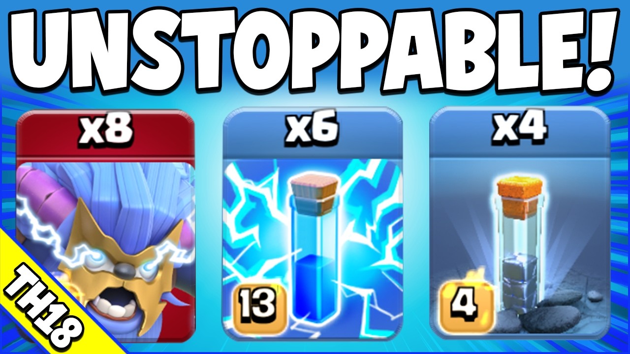 Unstoppable Ground Attack AFTER May Balance Changes! Best TH18 Attack Strategy (Clash of Clans)