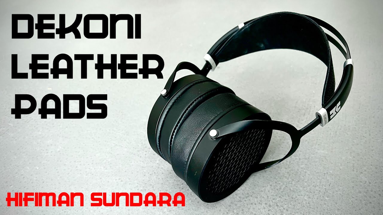 Dekoni Angled Memory Foam Leather Replacement Pads, Hifiman Sundara