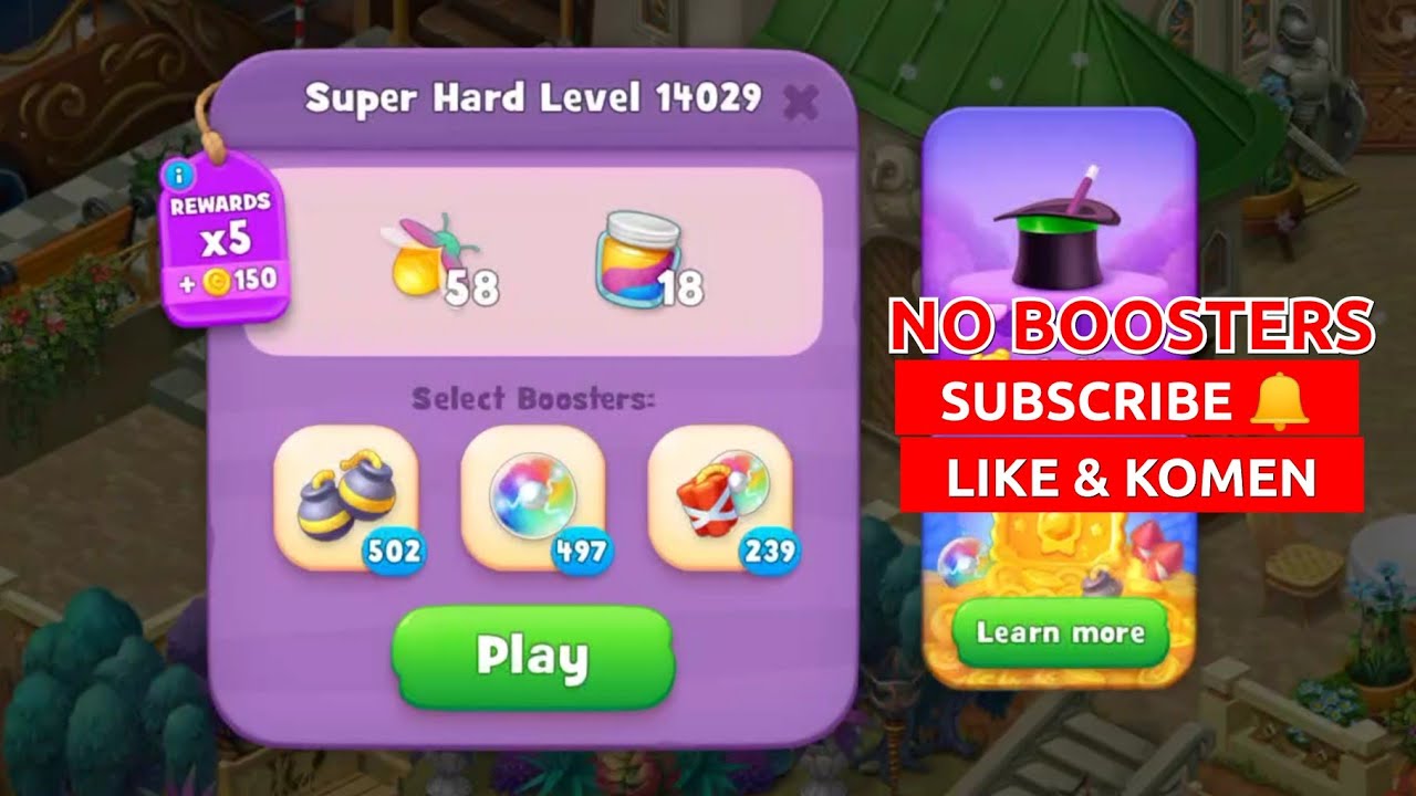 GARDENSCAPES SUPER HARD LEVEL 14029 NO BOOSTERS | MARI MAIN BERSAMA