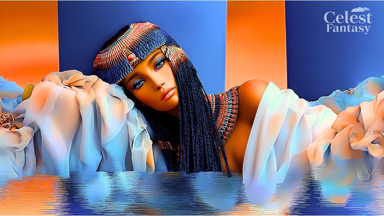 Surreal Egyptian Fantasy | Relaxing Neon Art & Egyptian Pop Music | Celest Fantasy Special Edition