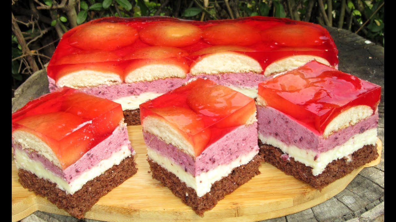 🍒Ciasto Wiśniowa Pianka z kremem i galaretką-pyszne i efektowne 🍒
