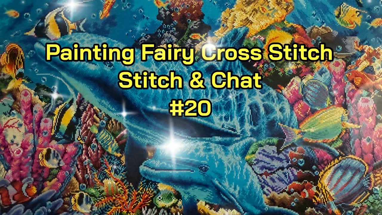 Underwater World SAL #20 - #paintingfairy #salwithnataliya #salwithjeni #stitchwithme #crossstitch 