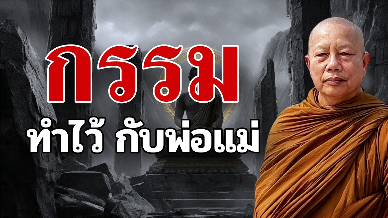 กรรม..ทำไว้กับพ่อแม่ ธรรมะคลายทุกข์ #พระมหาบุญช่วย ปัญญาวชิโร