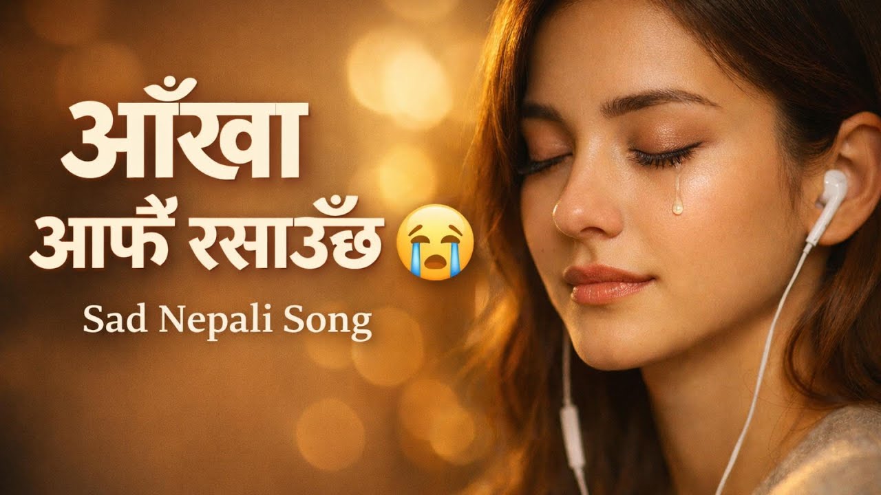 आँखा आफैँ रसाउँछ 😭 | Heart Touching Nepali Sad Song | Emotional Lofi Breakup Song