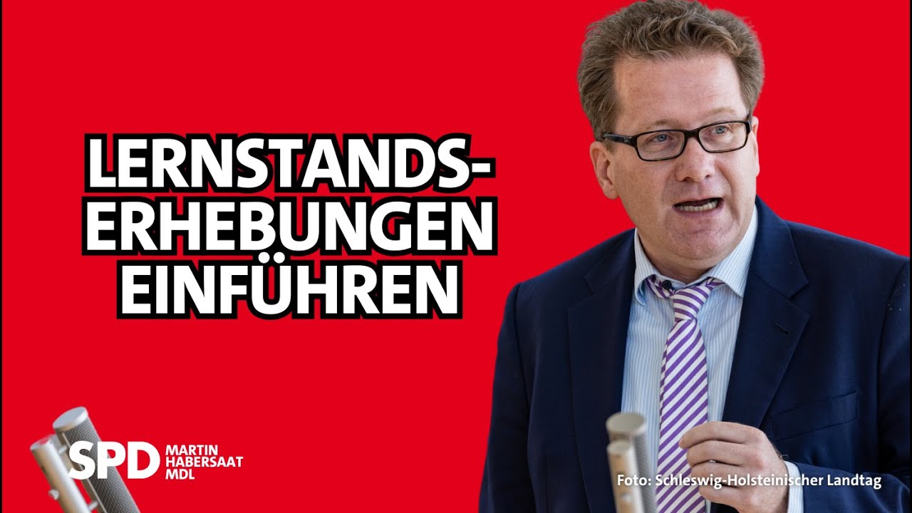 Lernstandserhebungen einführen | #landtagsh 🔴