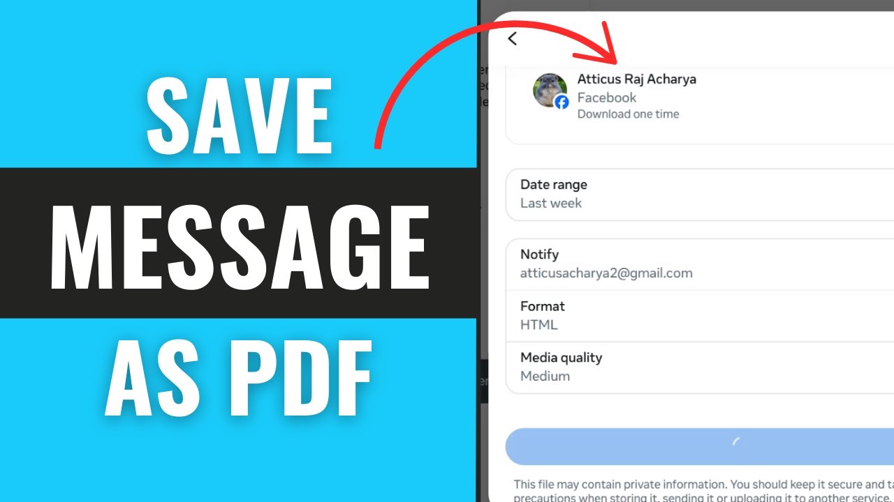 How To Save Messenger Messages As PDF [STEP-BY-STEP]