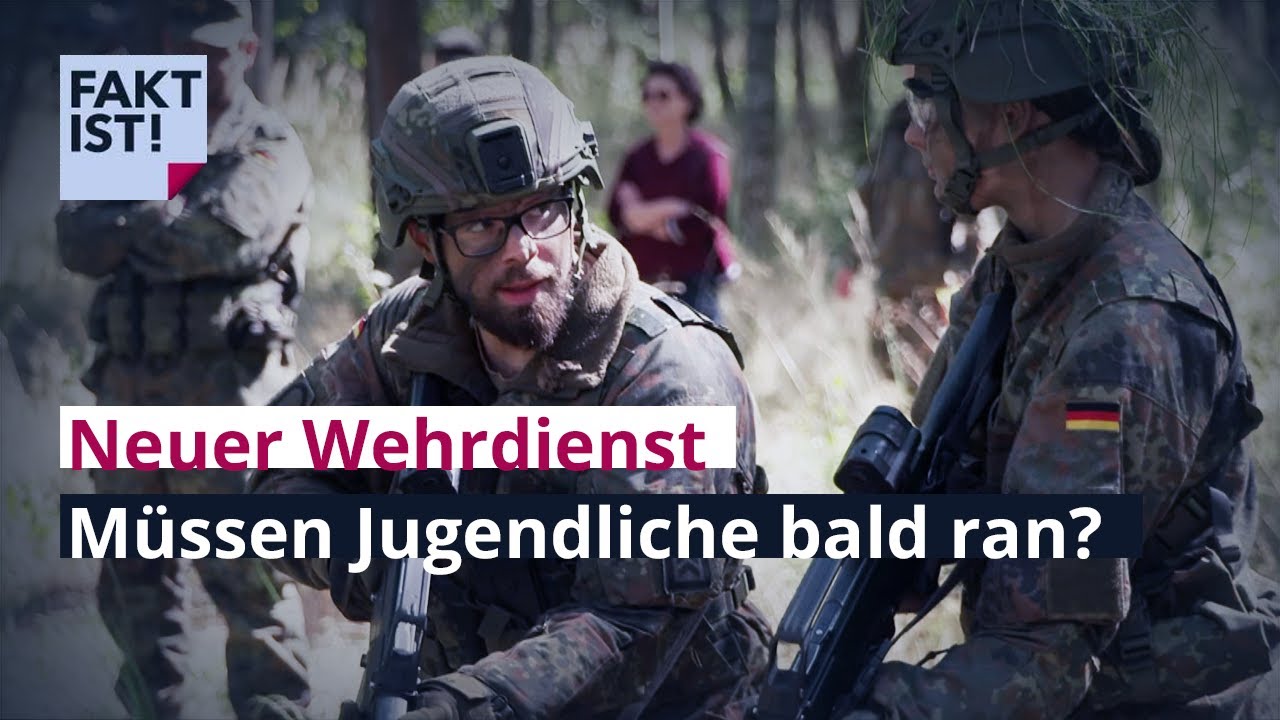 Zurück zur Wehrpflicht? Zeitenwende für Deutschlands Jugend | Fakt ist! | MDR
