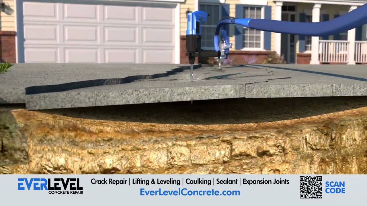 Fix Your Cracked & Uneven Concrete with EverLevel
