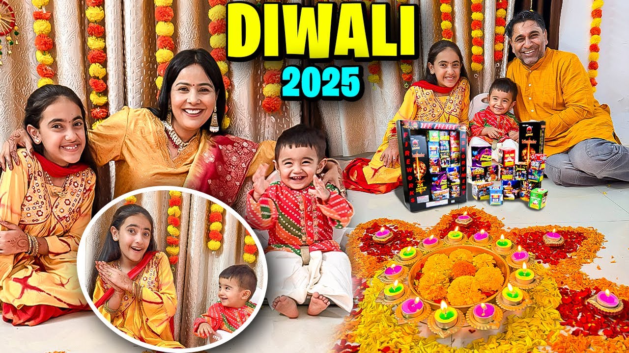 DIWALI VLOG 2025🪔 | Happy Diwali✨| Diwali Celebration🧨| Family Vlog 😍| SAMAYRA NARULA