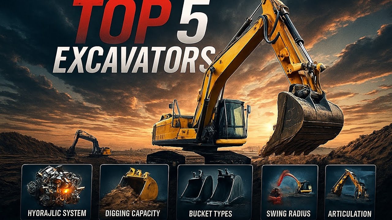 🚜 &ldquo;TOP 5 Biggest Excavators in the World!&rdquo;