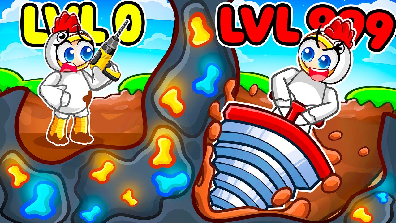 Niveau 1 Noob vs Niveau 999 Hacker PERCEUSE la plus FORTE sur Roblox !