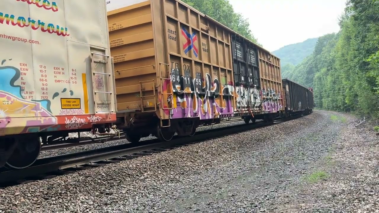 M425 Climbs the Grade Under the Wildfire Smoke