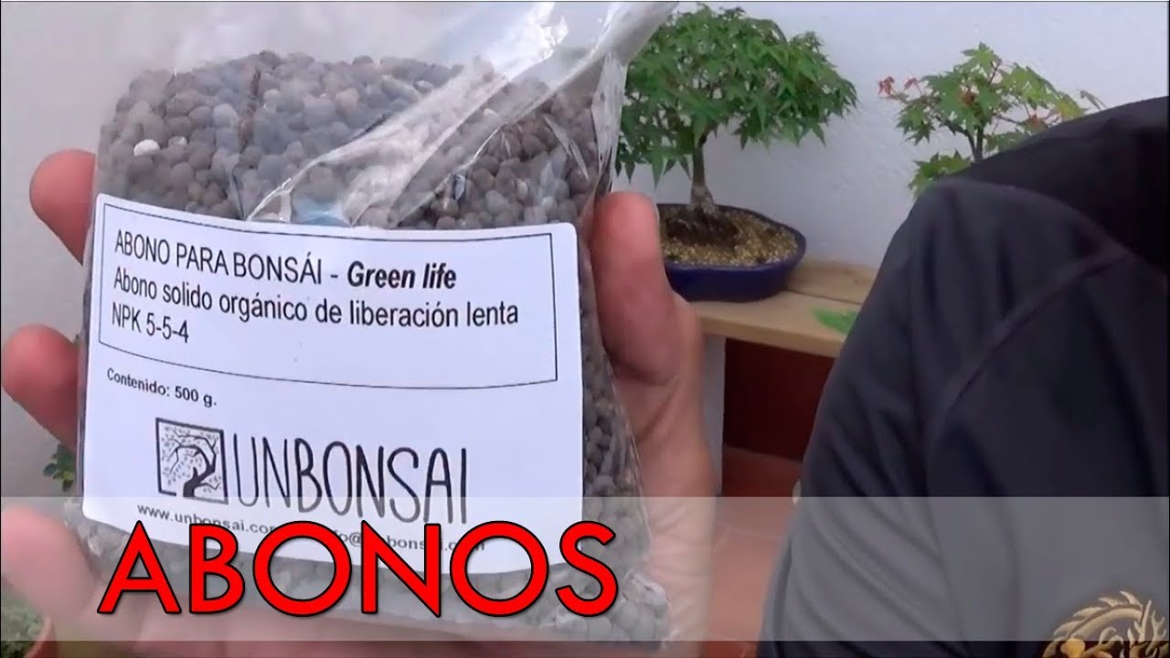 Abonos para bonsáis y otros productos
