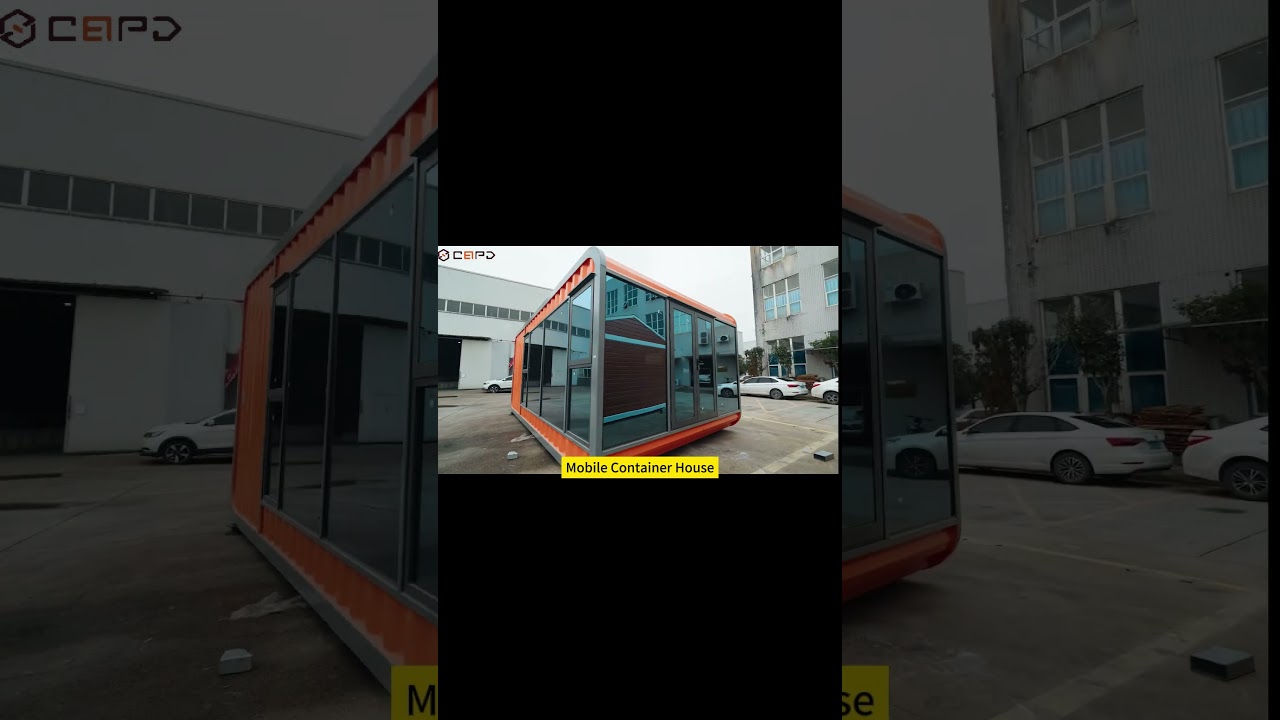Elegant Mobility: Experience the Glass Container Home
