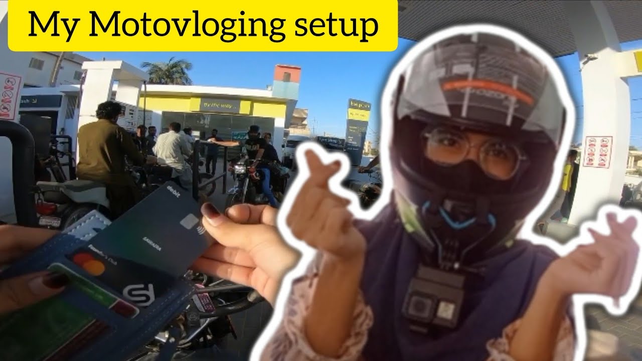 My motovloging setup and 1st motovlog