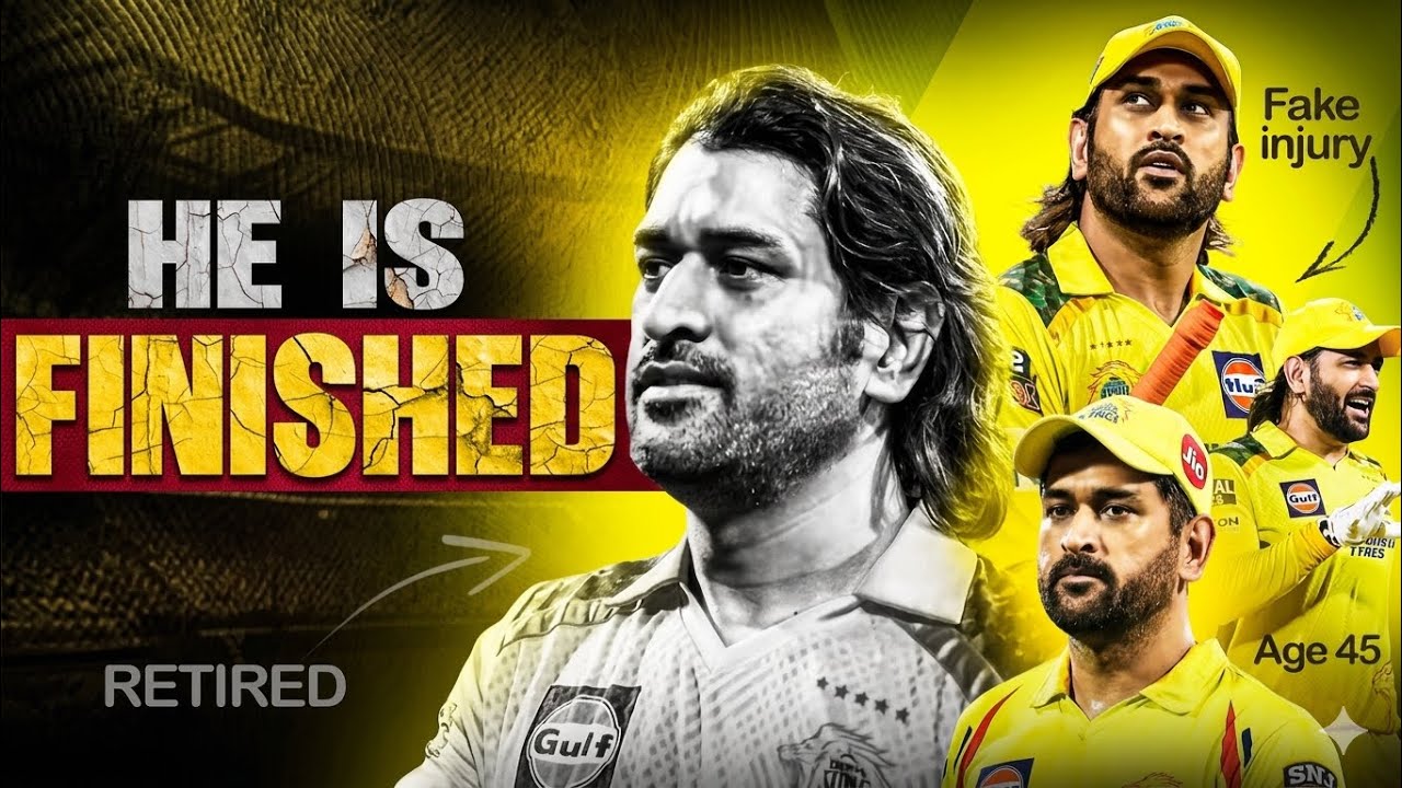 Ms Dhoni is FINISHED in IPL ? 