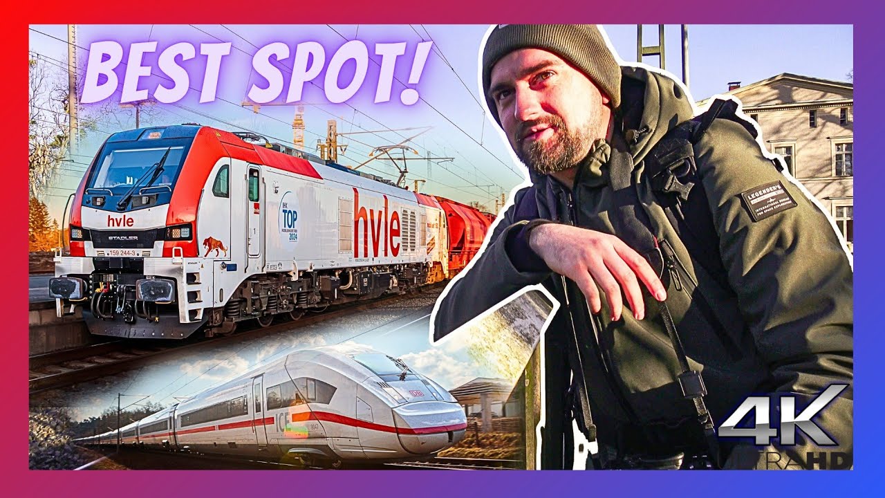 Best Railfanning Spot in Mecklenburg? - Trackside Vibes Ep.1 #vlog #trainspotting #travel