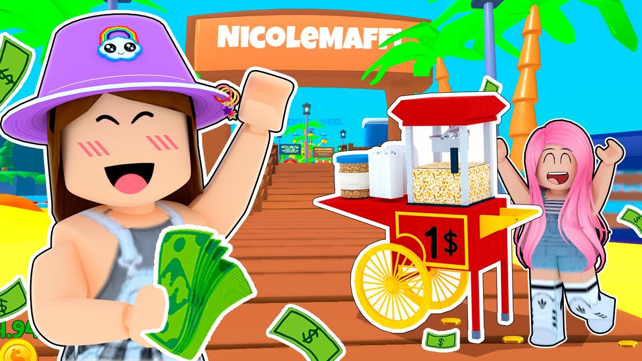 Roblox - CONSTRUÍMOS UM PARQUE DE DIVERSÕES (Carnival Tycoon)