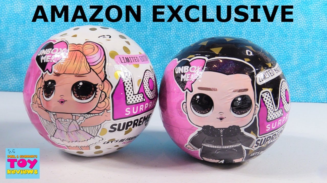 LOL Surprise Limited Edition Amazon Exclusive Boy & Girl BFF Doll Unboxing Review | PSToyReviews