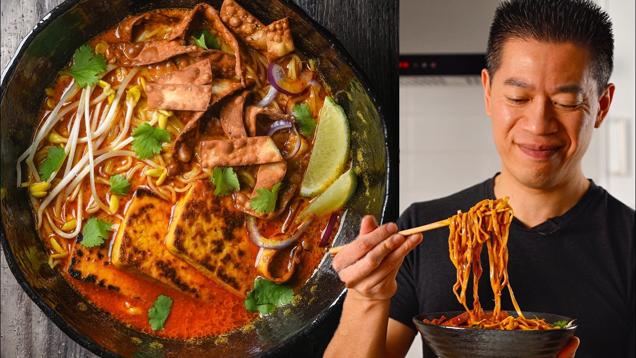 WOW!!  Is this Rich + Creamy Khao Soi better than Ramen??