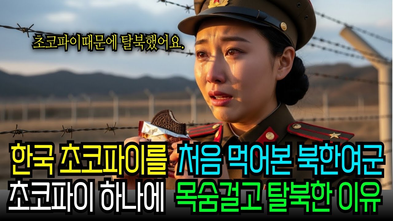 한국 초코파이를 처음 먹어본 북한 여군 초코파이 하나에 목숨걸고 탈북한 이유...인생사연/감동사연/북한탈북사연/오디오북