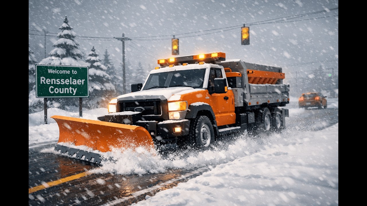 I Played As a Snow Plow! | Rensselaer County - ROBLOX