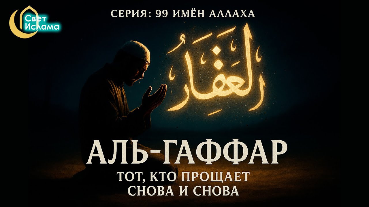 Аль-Гаффар &mdash; Тот, Кто прощает снова и снова | 99 имён Аллаха | Почему не поздно покаяться?