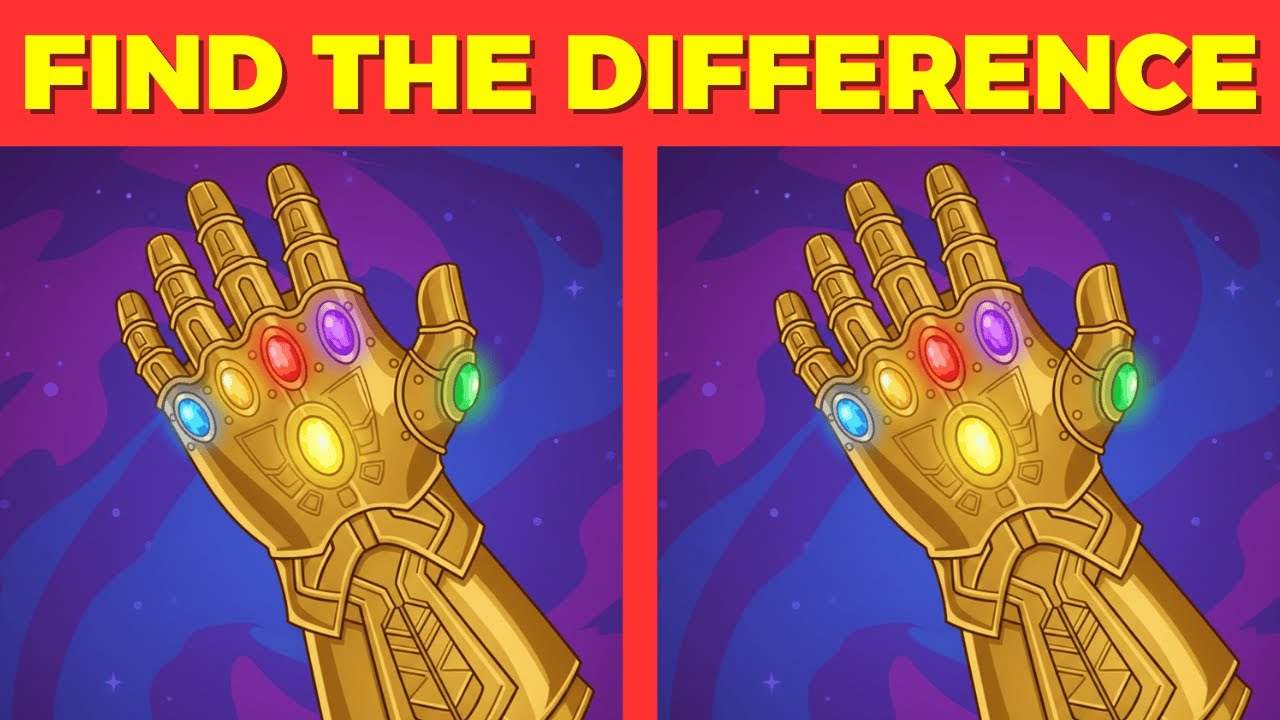 Avengers: Infinity War - Find the Difference Marvel Quiz (Spot the Difference)