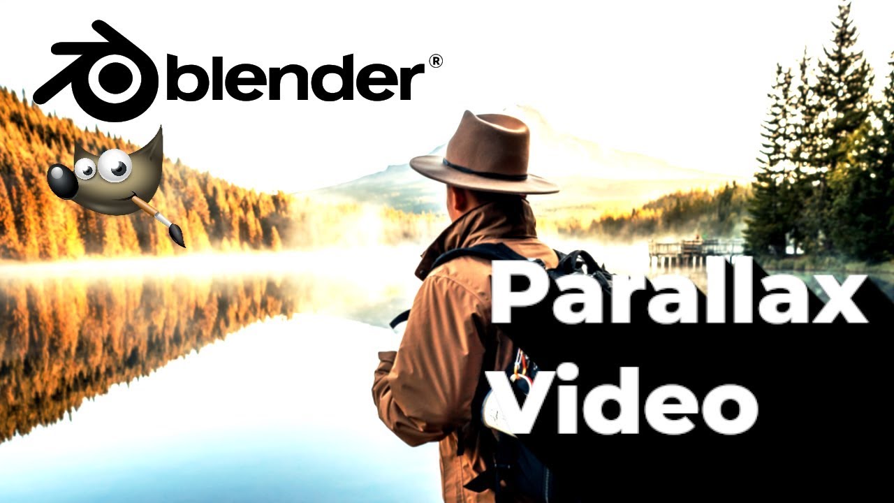 Create 2.5D parallax video using Blender and Gimp : Make Still Images move | Animate using bones