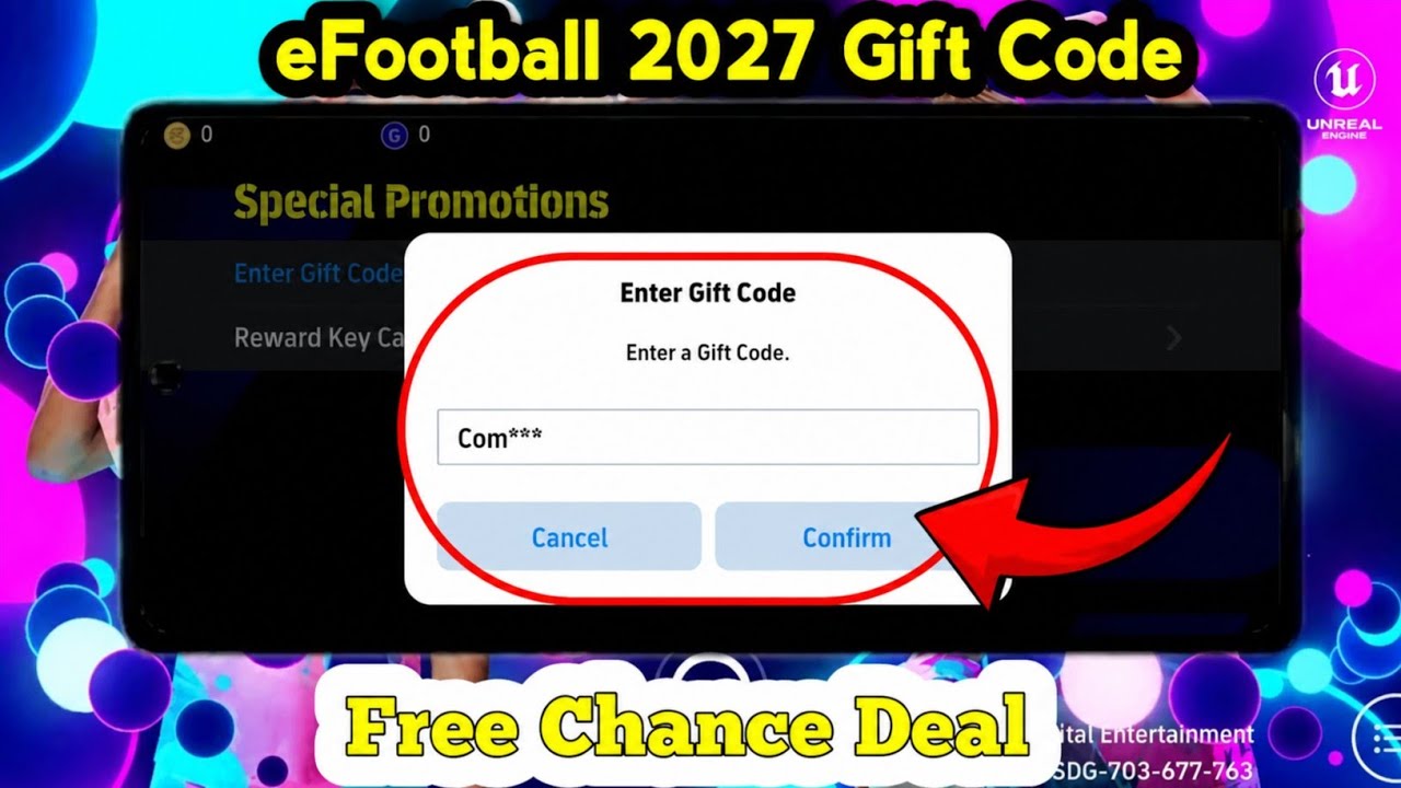 How to Redeem eFootball 2027 Gift Code 🎁 | Get Free Chance Deal & Rewards