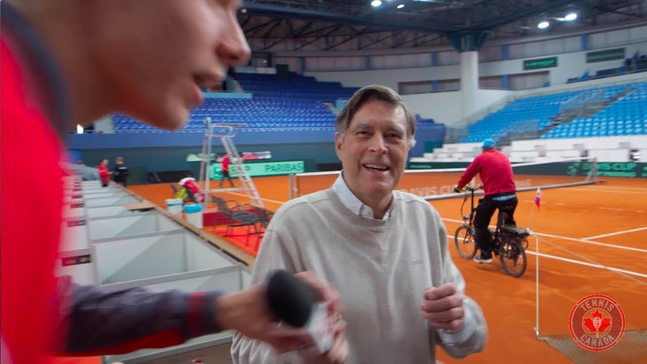 Denis Shapovalov interrupts Tom Tebbutt's first Davis Cup vlog