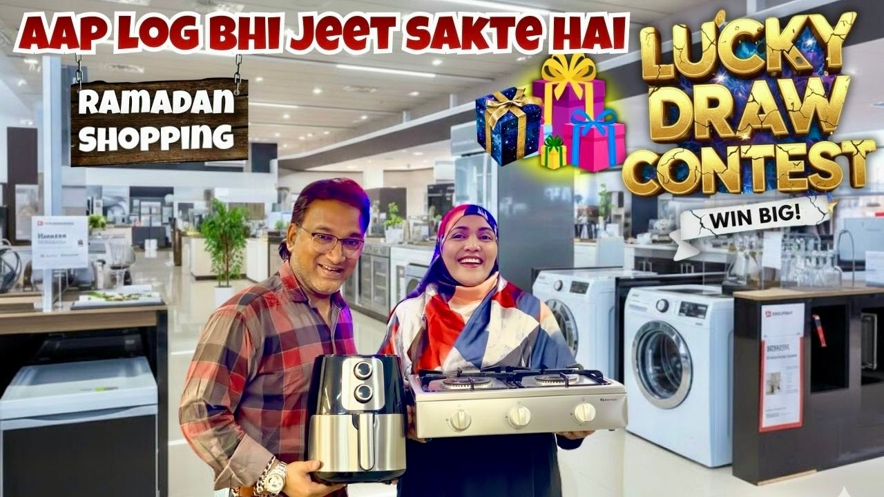 Ramadan Shopping | Iss Ramzan Aap Log Bhi Jeet Sakte Hai Lucky Draw Contest | Maine Kya Saman Layi