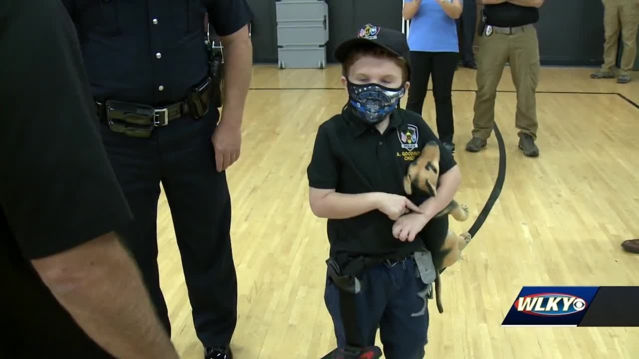 Jeffersontown kid living out his dream as police chief through Make-A-Wish Foundation