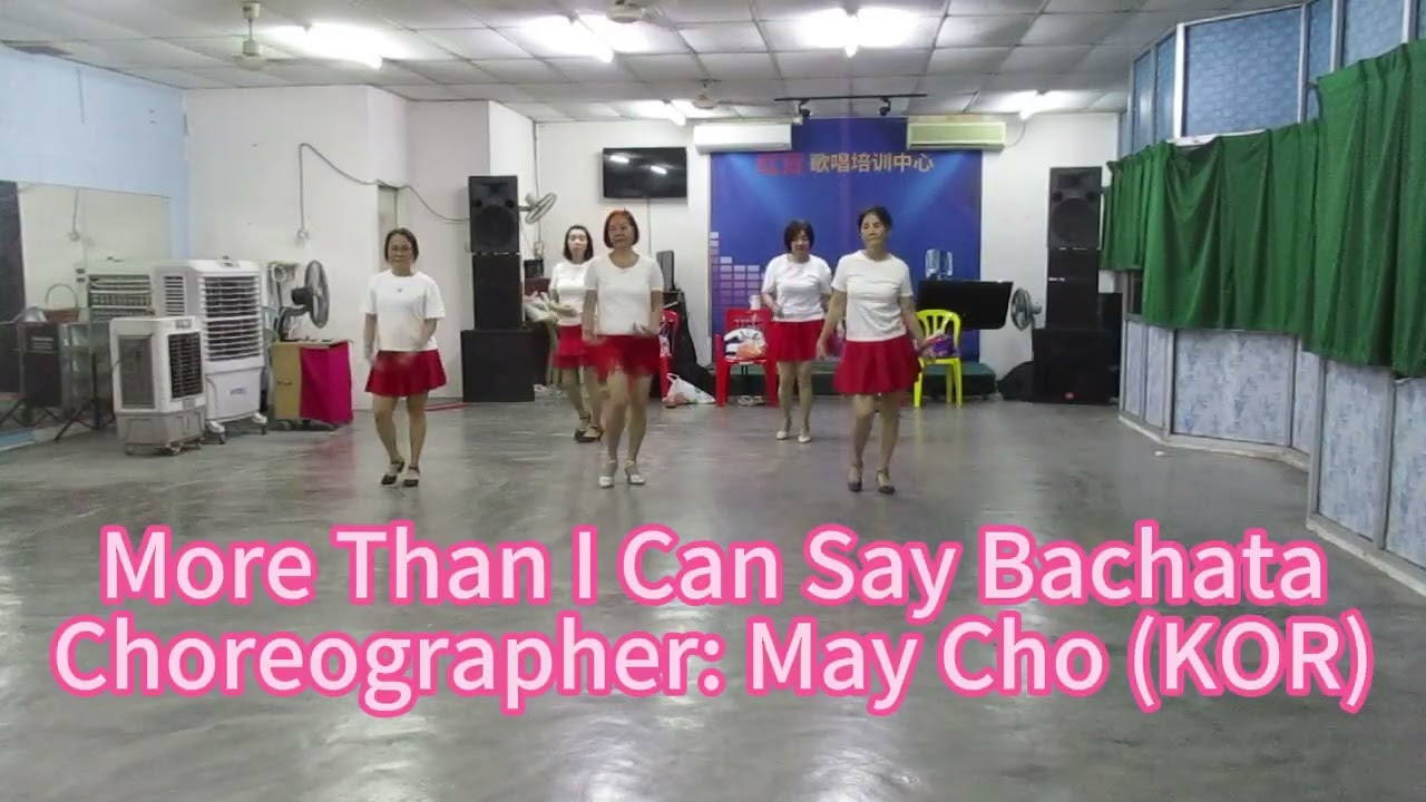 More Than I Can Say Bachata Line Dance