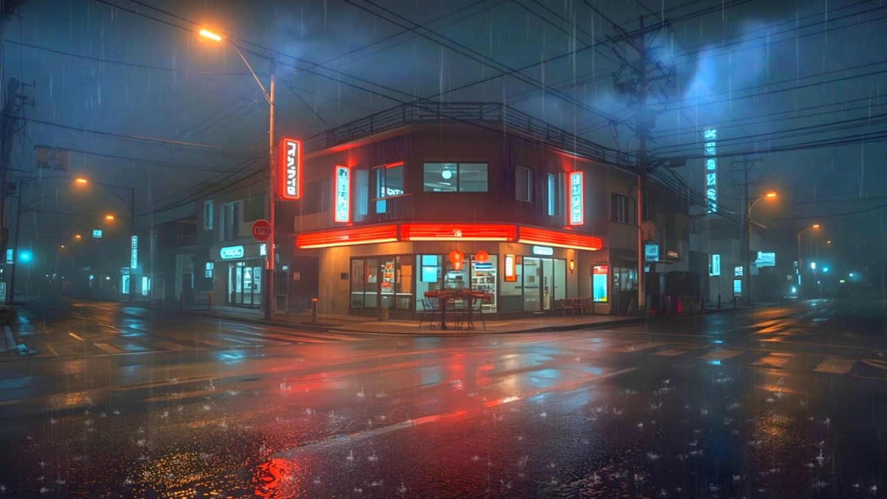 Tokyo Midnight Rain 🌧️ — Rainy Chill Lofi for Relaxation & Focus