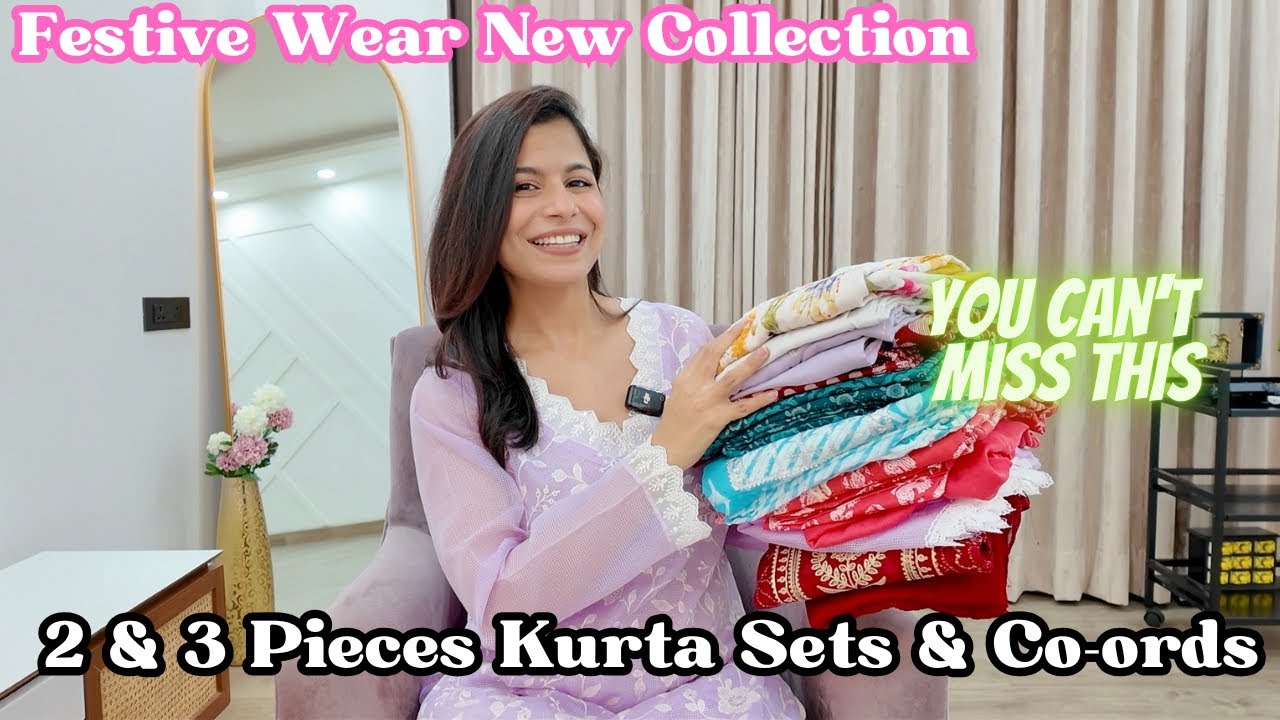 New Festive Wear Kurta Pant Dupatta Haul l Dream Simple