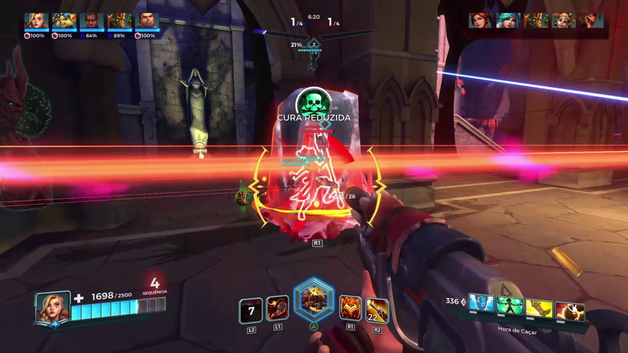 Paladins PS4- Gameplay 2018 (PT-BR)