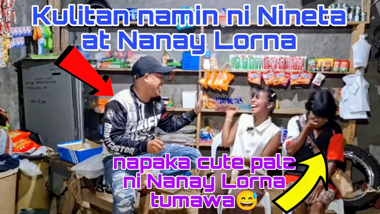 Grabi ang tawa ni Nineta at ang cute naman Kay Nanay Lorna 😅#sponsor #katutubo 