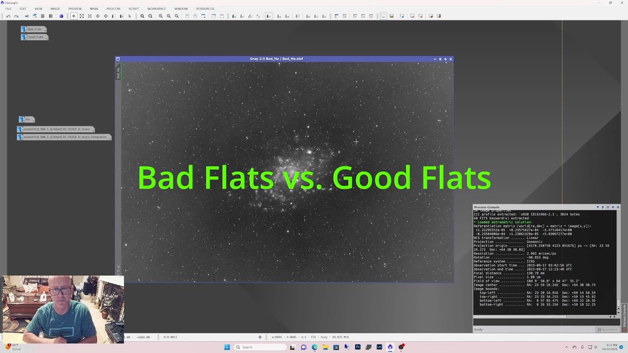Astrophotography Bad Flats vs. Good Flats