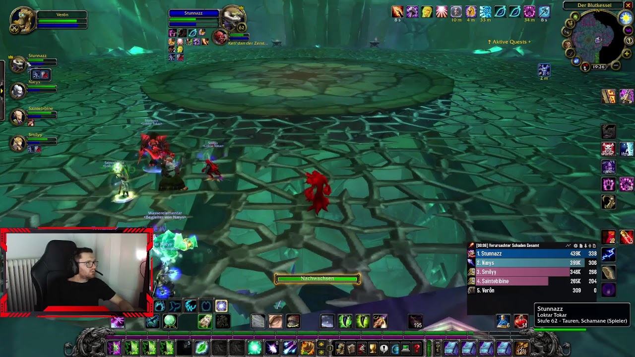 LIVE WoW Thunderstrike TBC Classic Lvl Grind 60--70