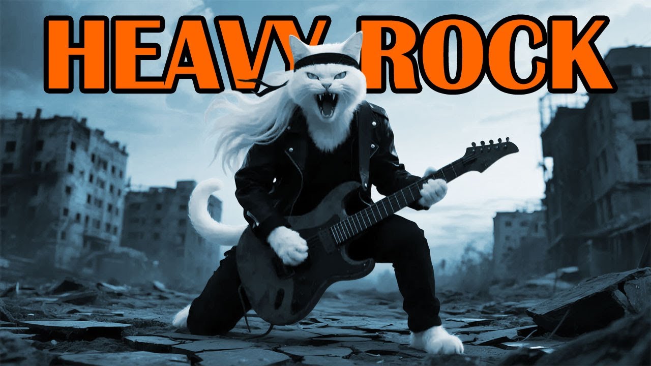 Motivational Heavy Rock - Intense Instrumental for Focus & Productivity | Rock Background Music