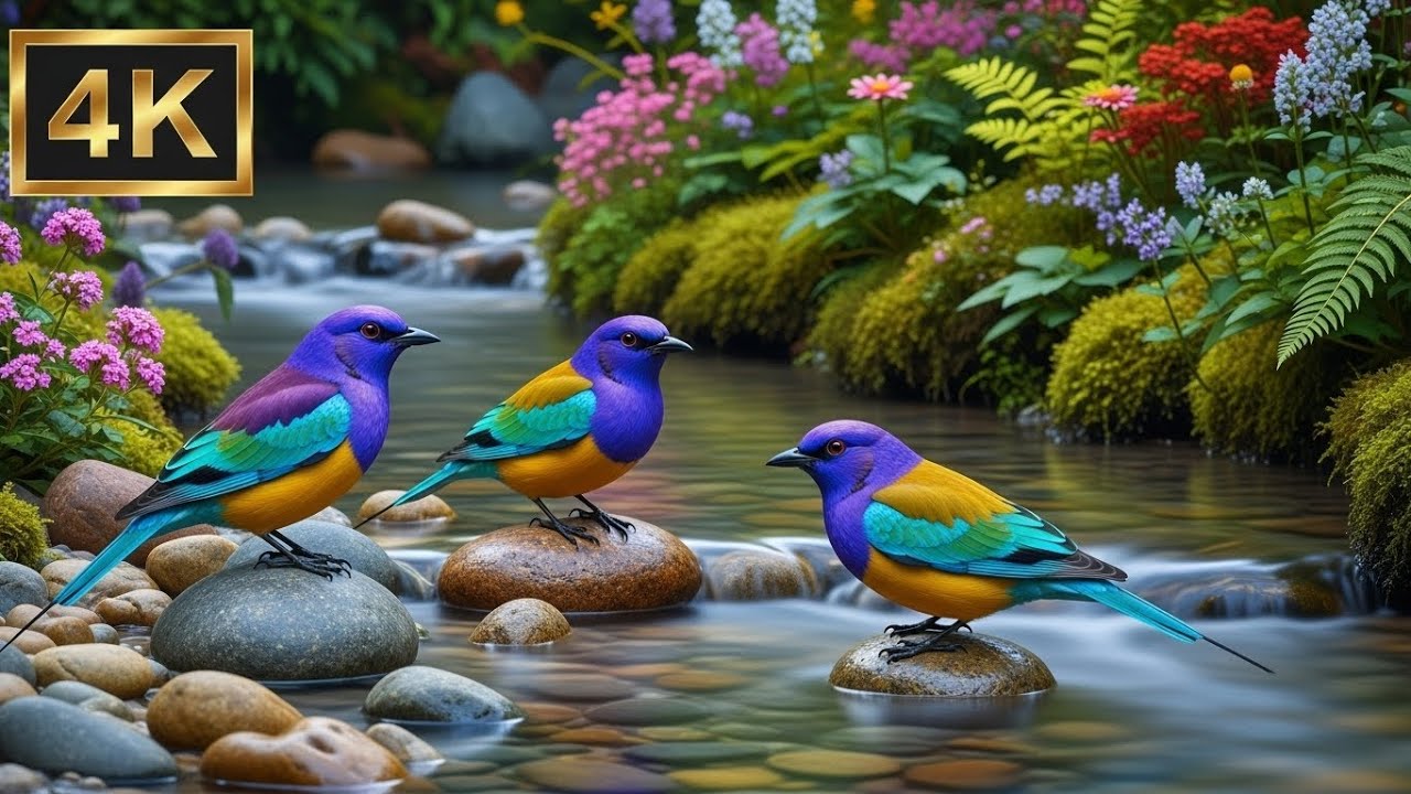 Deep Relaxing Piano with Nature Sounds | Birds, River, Sleep & Study Music