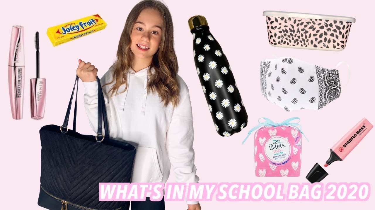 What’s In My School Bag 2020