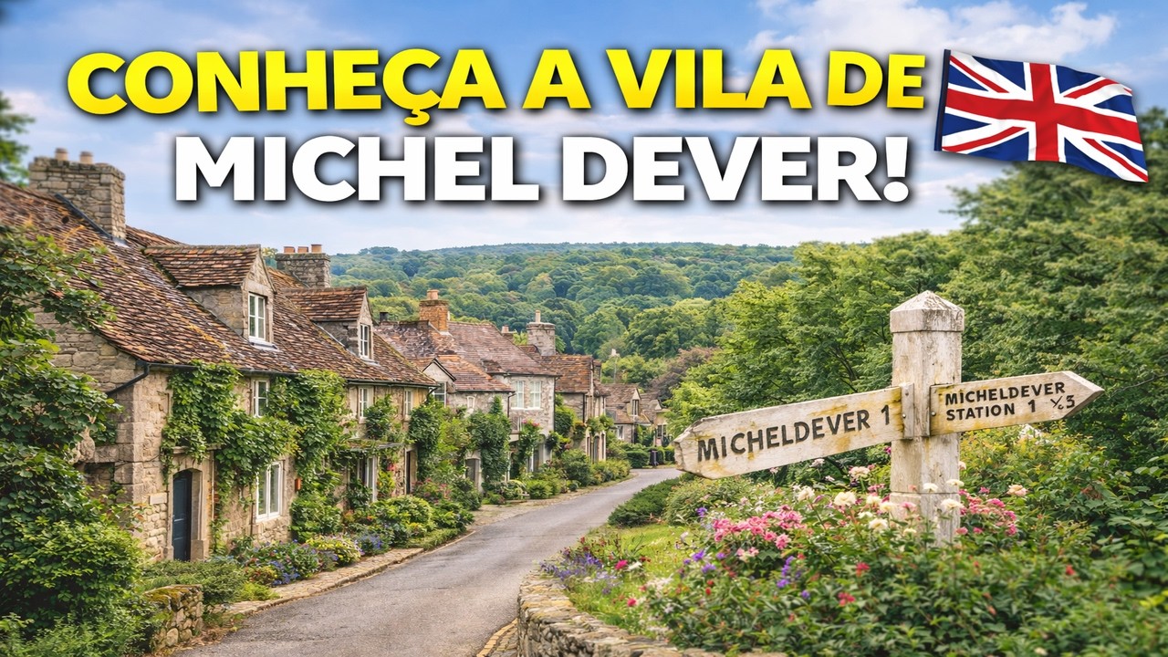 A VILLA SECRETA DE MICHEL DEVER EM WINCHESTER 🇬🇧